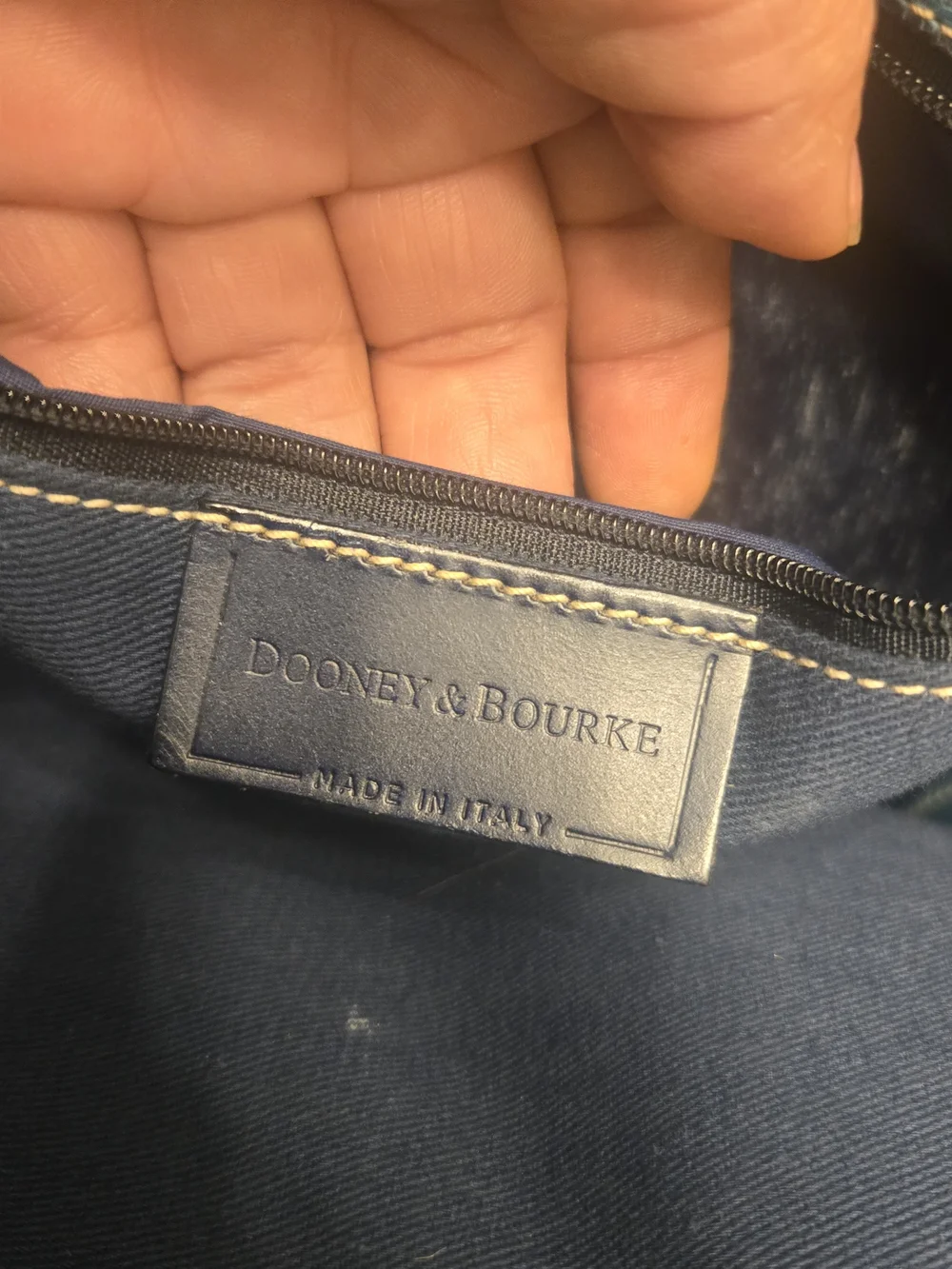 Dooney Bourke Croc-Embossed Tote Bag with Top Handles - Picture 8 of 15